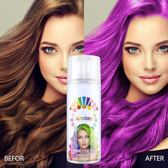 Halloween Hair Spray,Temporary Hair Color Spray for Women Kids Men,Washable Hairspray,Colored Hair Spray,Color Hairspray for Halloween,Party,Cosplay,Christmas Day (01#Pink)