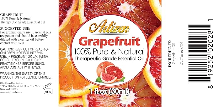 Artizen 30ml Oils - Grapefruit Essential Oil - 1 Fluid Ounce