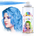 Temporary Natural Hair Color Spray, 1-Day Washable (Blue)