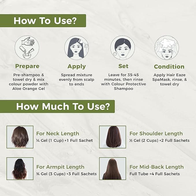 Indus Valley Natural Organic Damage Free Gel Hair Color | Ammonia Free, Vegan & Cruelty Free | Up to 100% Gray Coverage, Long Lasting Results |Burgundy 3.6 (20gram+200ml)