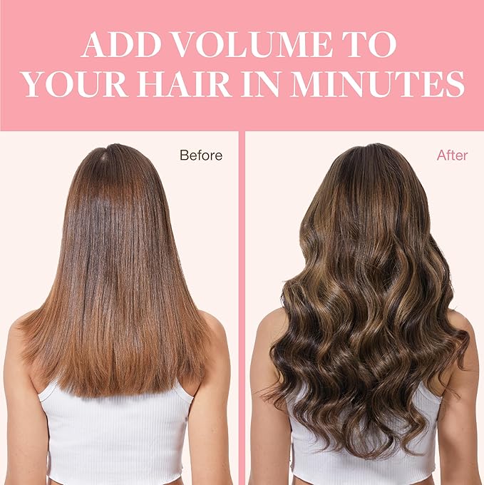 GOO GOO Clip in Hair Extensions Real Human Hair, Remy Human Hair Extensions Clip ins for Women, Natural Human Hair, 22inch 120g 7Pcs, 2/6/2 Balayage Dark Brown to Chestnut Brown