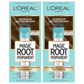 L’Oréal Paris Magic Root Permanent Hair Color, 10 Minute Hair Dye Kit to Rescue Roots with 100% Gray Hair Coverage, 5G Medium Golden Brown, 2 Pack (Packaging May Vary)