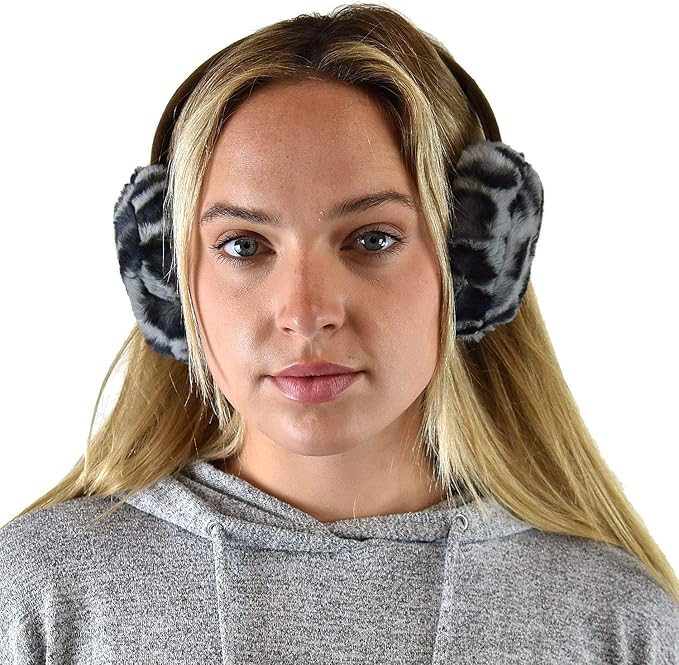 C.C Soft Winter Warm Adjustable Headband Ear Warmer Earmuffs