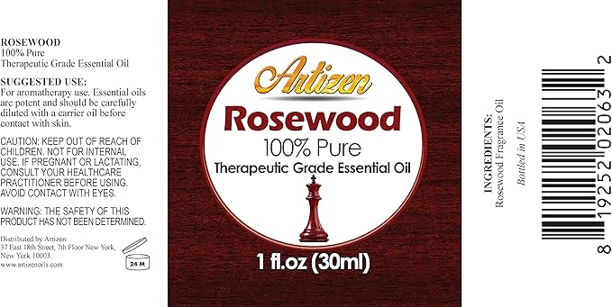 Artizen 30ml Oils - Rosewood Essential Oil - 1 Fluid Ounce