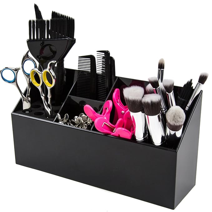 Hair Supplies Organizer - Hair Brush Holder - Salon Tool Holder