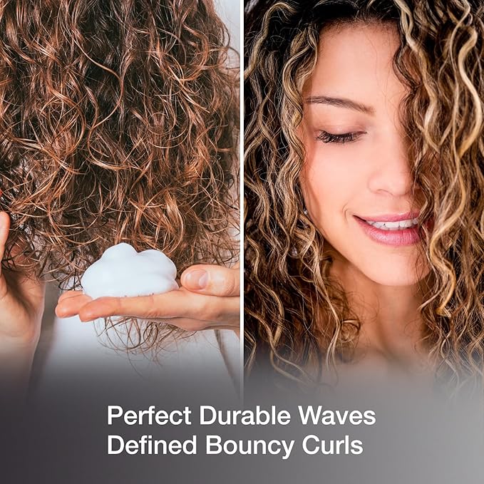 Vitamins Keratin Thick Hair Leave-In Conditioner and Serum Kit - No Rinse Moisturizing Cream and Anti Frizz Gloss Boost for Dry Damaged Curly Wavy and Straight Hair - Pro Salon Hair Care