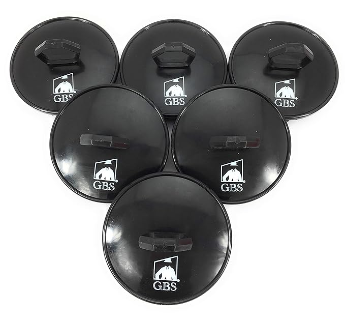 G.B.S Soft Scalp Massage Brush for Women and Men, Black, Pack of 6