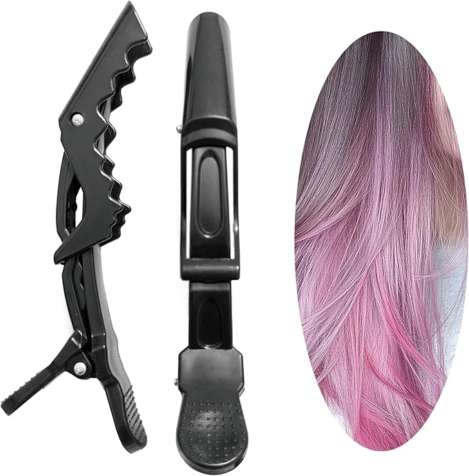 Losaria 10 Pieces Hair Coloring Dyeing Kit Professional Hair Dye Tools for Bleaching and Hair Dye, including Hair Dye Brush, Ear Cover, Hair Cover, Shawl, Gloves, Hair Clips