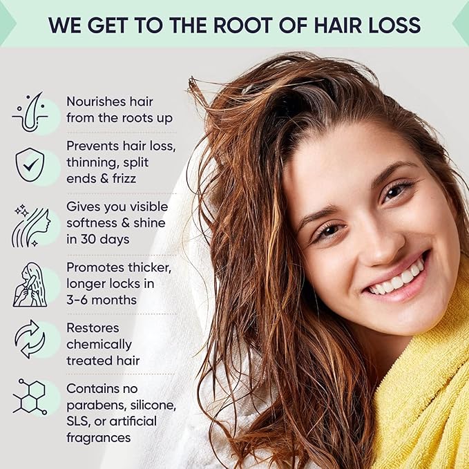 Moerie Hair Growth & Repair Mask - Restorative, Vegan-Friendly Treatment for Longer, Thicker, Fuller Hair - 100ml, 2 pack