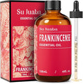SU JUABA Frankincense Essential Oil 4 Fl Oz,100% Pure Frankincense Oil for Skin, Diffuser, Aromatherapy -118ml
