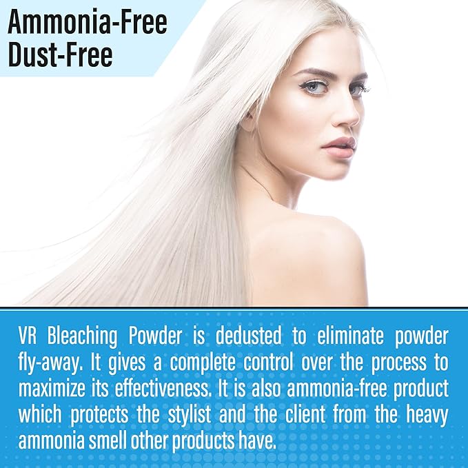 Hair Bleaching Powder for Dark Hair Lightening Blonde Hair Salon Quality Safe at Home (1.05 oz (pack of 3))