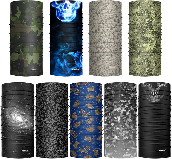 Neck Gaiter Face Cover - Sun Protection Mask Balaclava for Men and Women