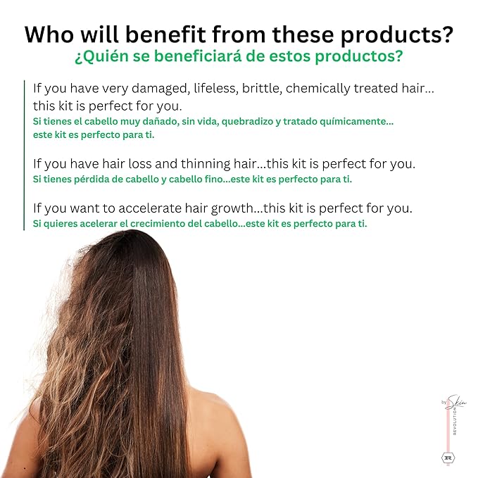 Ritual Botánico Keratina Orgánica | Treatment to Straighten, Repair and Relax Hair | All Natural, Organic & Vegan Ingredients | Product of Colombia | 4 Piece Kit