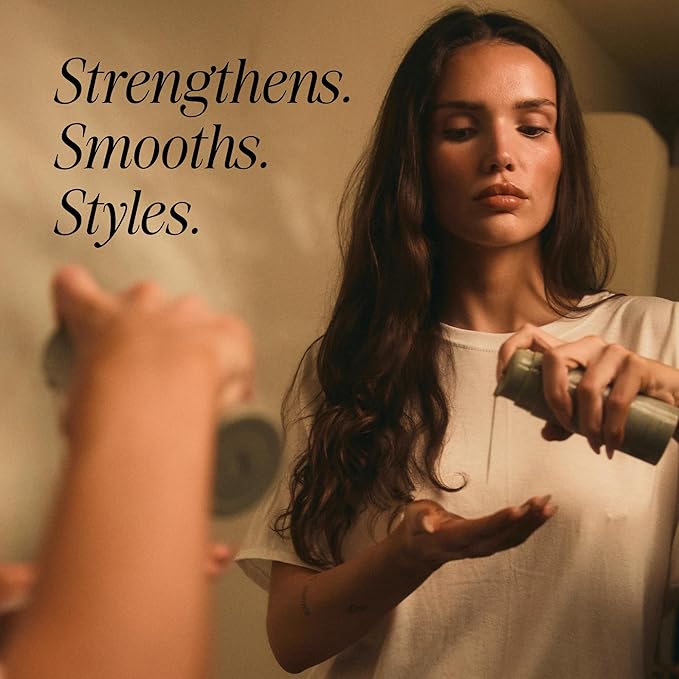 Hair Elixir Serum - Smooth Frizz-Free Hair Instantly - 40ml Heat Protectant - Daily Styling & Overnight Treatment - Lightweight Formula with Hibiscus & Meadowfoam Extracts