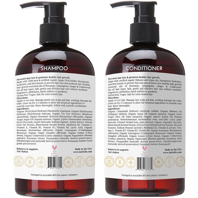 Laritelle Organic Hair Care Set Diamond Strong