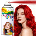 Red Temporary Hair Color Spray - Washable & Natural One-Time Use Hair Wax for Women & Kids & Adults - Strong Hold for Halloween, Cosplay, Party, Washes Out Easily