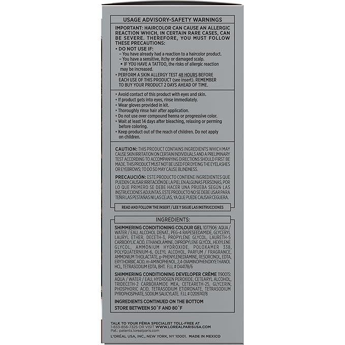 L'Oreal Paris Feria Multi-Faceted Shimmering Permanent Hair Color, 60 Crystal Brown (Light Brown), Pack of 1 Hair Dye Kit