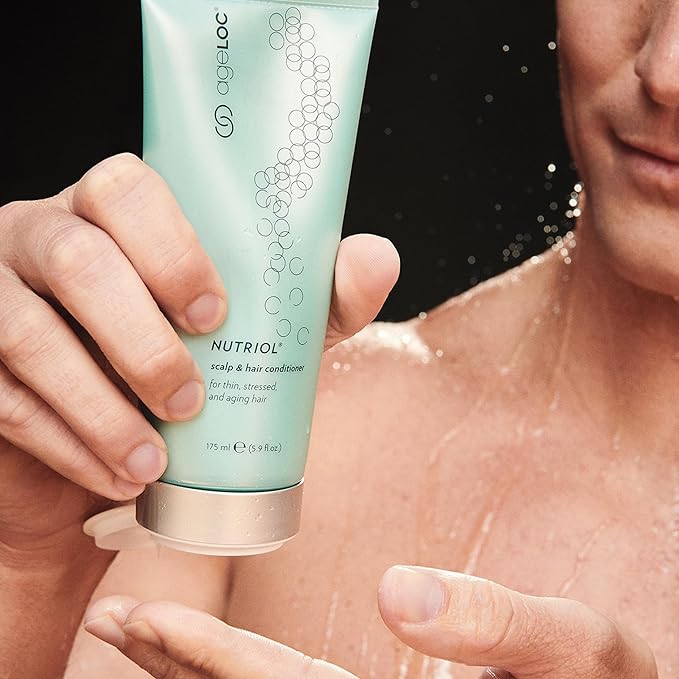 Nu Skin ageLOC Scalp & Hair Conditioner - Nourishing Conditioner for Strong, Silky Hair | Antioxidant, Protein Blend, Vitamin E, BCA Technology | Scalp-to-Root Strength(175 ml)