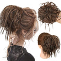 HMD Tousled Updo Messy Bun Hair Piece Hair Extension Ponytail With Elastic Rubber Band Updo Extensions Hairpiece Synthetic Hair Extensions Scrunchies Ponytail Hairpieces for Women
