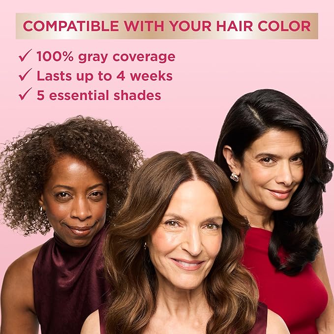 Garnier Color Sensation Color Retouch, Demi Permanent Hair Dye for Roots with 100% Gray Coverage, Brown Hair Dye 5.0, Pack of 6