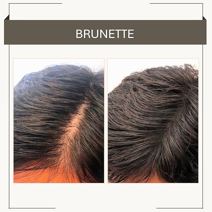 Joan Rivers Great Hair Day Root Touch Up Powder Duo - Fill-in Powder for Thicker, Fuller Looking Hair (Brunette)