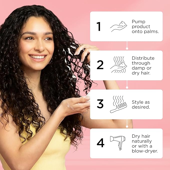 Style Factor EDGE BOOSTER Extra Strength Setting Mousse – Frizz Control, Extra Volume, and Conditioning – 6.4oz Amber Mousse for Curly Hair