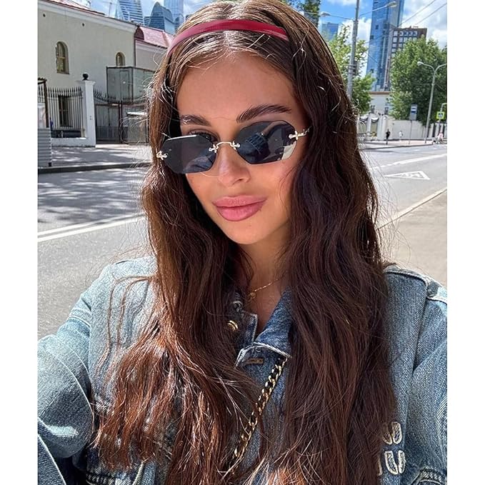 CAVETEE Headbands for Glasses Wearers, 8 Pack Womens Headbands for Glasses Wearers Non Slip Elastic Hairbands Cute Hair Accessories for Women & Girls