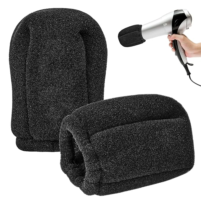 2Pcs Sock Diffuser for Hair Dryer, Universal Diffuser Hair Dryer Attachment Sock Curly Hair Blow Dryer with Diffuser for Curly Hair Diffuser Cap, Fits Most Every Size Blow Dryer