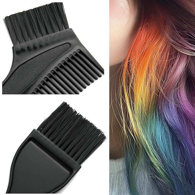 Hair Dye Coloring Kit 26 Pieces Hair Dye Kit Hair Coloring Products with Dye Brush, Ear Cover, Hair Cover, Shawl, Gloves, Hair Clip Kits for Hair Highlighting and Hair Coloring at Home