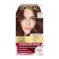 L'Oreal Paris Excellence Crème Permanent Hair Dye, Triple Care Hair Color with Pro-Keratine Complex for 100% Gray Hair Coverage, 4AR Dark Chocolate Brown, 1 Kit