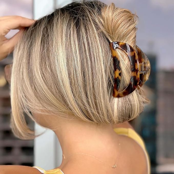 Camila Paris CP1573 French Hair Clip for Women Thick Hair for Long Curly Wavy Hair, Girls Hair Claw Clips Jaw, Durable Styling Big Claw Clip for Thick Hair, Strong Hold No Slip Grip, Made in France