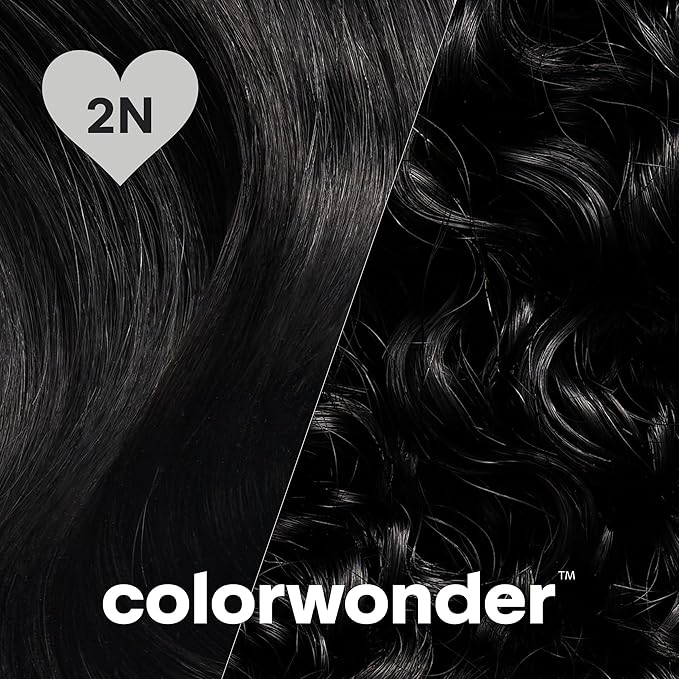 Madison Reed colorwonder Demi-Permanent Hair Color, Effortless At-Home Hair Dye, Ammonia-Free, Cruelty-Free, Jetset Black (2N True Black), Pack of 2