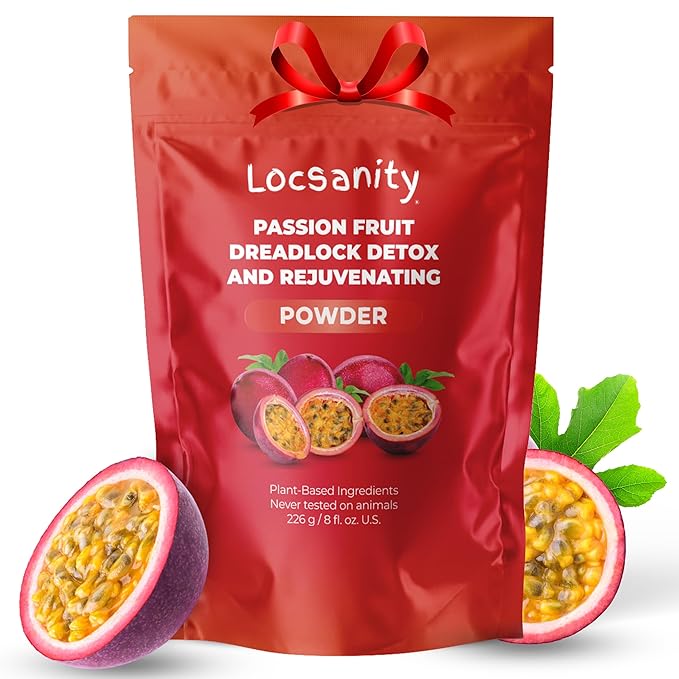 Locsanity Dreadlock Hair Scalp Detox - Deep Clean Dreadlock Powder, Cleansing Conditioner - Natural Hair Cleanser for Build Up - ACV Alternative, Loc Care and Maintenance Products