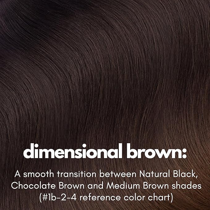 Irresistible Me Real Human Hair Extensions Clip Ins – 100% Human Hair Clip In Extensions for Length & Volume – Invisible Extension – Heat Resistant & Dyeable – Dimensional Brown, 24 Inches