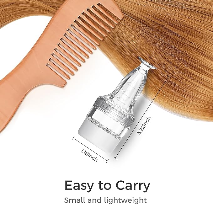 Minoxidil Applicator, Quick Efficient Apply No Messy Hair Serum Applicator Small Minoxidil Applicator Tool, Hair Applicator Bottle Minoxidil Brush Scalp Applicator Comb Dedicated to Minoxidil