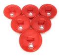 G.B.S Shampoo Scalp Massage Brush, Grooming Travel Effortless Glide Fine Tooth Durable Material, Pack of 6, Red