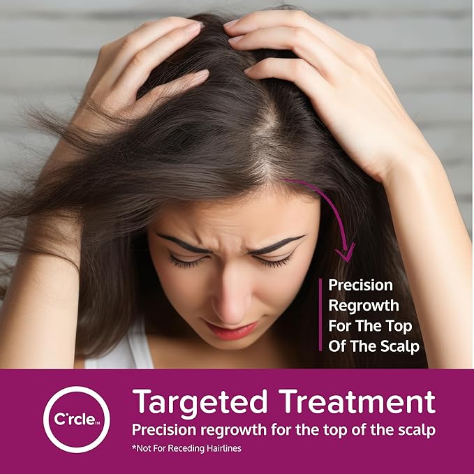 Minoxidil for Women 5% Foam - Helps Restore Top of Scalp Hair Loss and Support Hair Growth for Women, Regrowth with Unscented Topical Treatment for Thinning Hair (5% Foam 8-Month Supply)