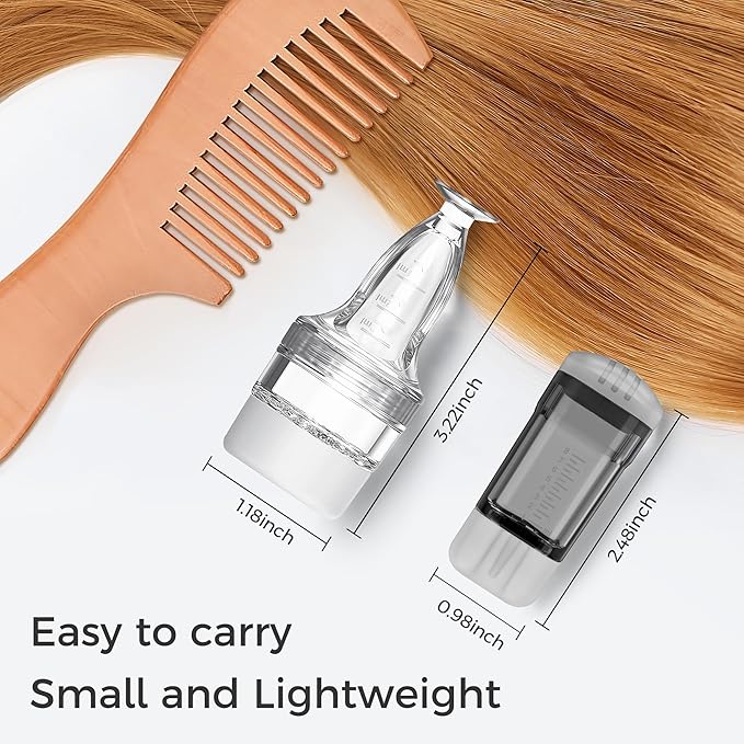 Minoxidil Applicator,2 PCS Direct to Scalp Quick Apply Root Comb Applicator Bottle for Hair Serum Applicator,Small Hair Applicator Brush Specially for Minoxidil Applicator Tool Scalp Applicator