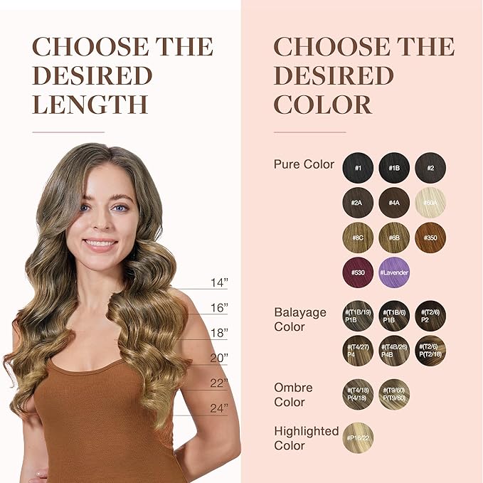 GOO GOO Clip in Hair Extensions Real Human Hair, Remy Human Hair Extensions Clip ins for Women, Natural Human Hair, 14inch 120g 7Pcs, 7 Bronde