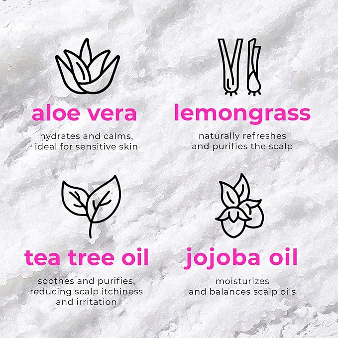 Sea Salt Scrub Shampoo scalp detox treatment