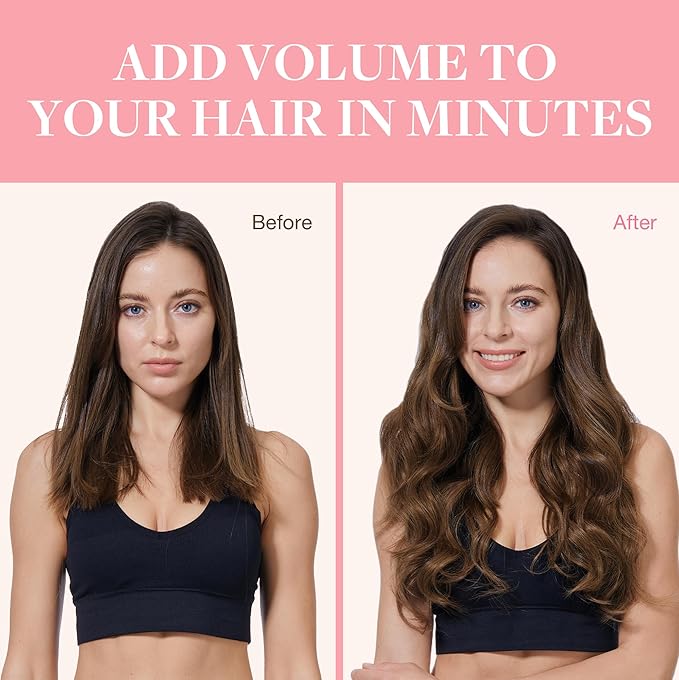 GOO GOO Clip in Hair Extensions Real Human Hair, Remy Human Hair Extensions Clip ins for Women, Natural Human Hair, 22inch 170g 7Pcs, #4A Chocolate Brown