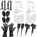 Hair Dye Coloring Kit 26 Pieces Hair Dye Kit Hair Coloring Products with Dye Brush, Ear Cover, Hair Cover, Shawl, Gloves, Hair Clip Kits for Hair Highlighting and Hair Coloring at Home