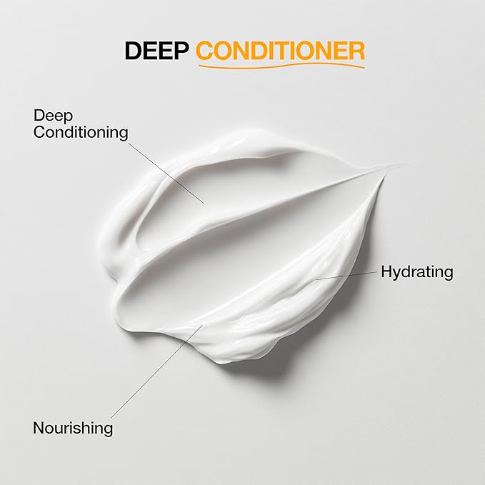 GK HAIR Global Keratin Deep Conditioner Masque (33.8 Fl Oz/1000ml) Intense Hydrating Repair Treatment Mask for Dry Damaged Color Treated Frizzy Hair Restoration Formula with JOJOBA Seed Oils
