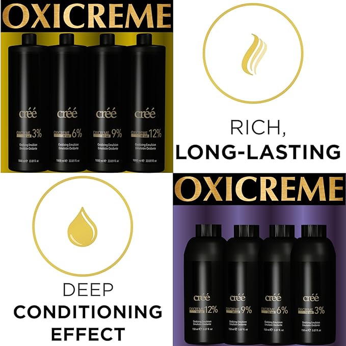 Créé Professional Oxicreme Peroxide Developer Series (30 Volume, 1000 ml)