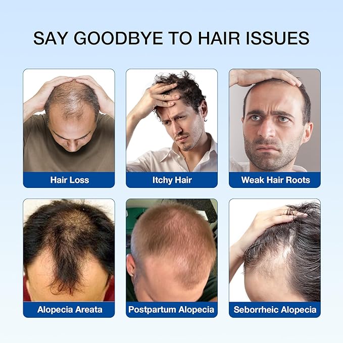 Professional Strength Hair Restore Shampoo for Men, DHT Blocker for Hair Loss and Thinning Hair, Biotin Shampoo Infused with Rosemary Oil for Hair Growth, Sulfate-Free, Color-Safe, 7 Fl Oz
