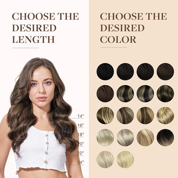 GOO GOO Clip in Hair Extensions Real Human Hair, Remy Human Hair Extensions Clip ins for Women, Natural Human Hair, 22inch 150g 7Pcs, 2/6/2 Balayage Dark Brown to Chestnut Brown