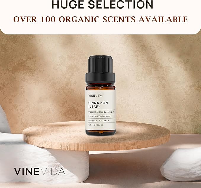 VINEVIDA Citronella Java Essential Oil 10 mL - Undiluted Citronella Oil 10 mL - Citronella Candle Oil Scent - DIY Candle Scents for Candlemaking - 10 mL Essential Oil for Soap Making Safe for Skin