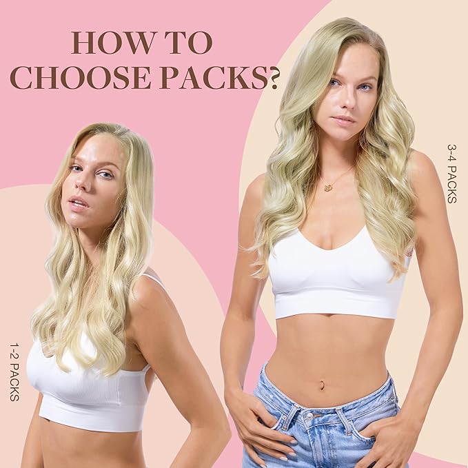 GOO GOO Tape in Hair Extensions Human Hair, 17/22/60 Ash Blonde to Golden Blonde and Platinum Blonde, 26inch 120g 40pcs, Skin Weft Seamless Invisible, Silky Straight with Thick Ends, Remy Human Hair