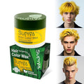 Temporary Hair Color Wax for Men - SUPIYA Washable Hair Wax Color, All-Day Hold Disposable Hair Wax for Party, Cosplay & Daily (Golden Color #53)