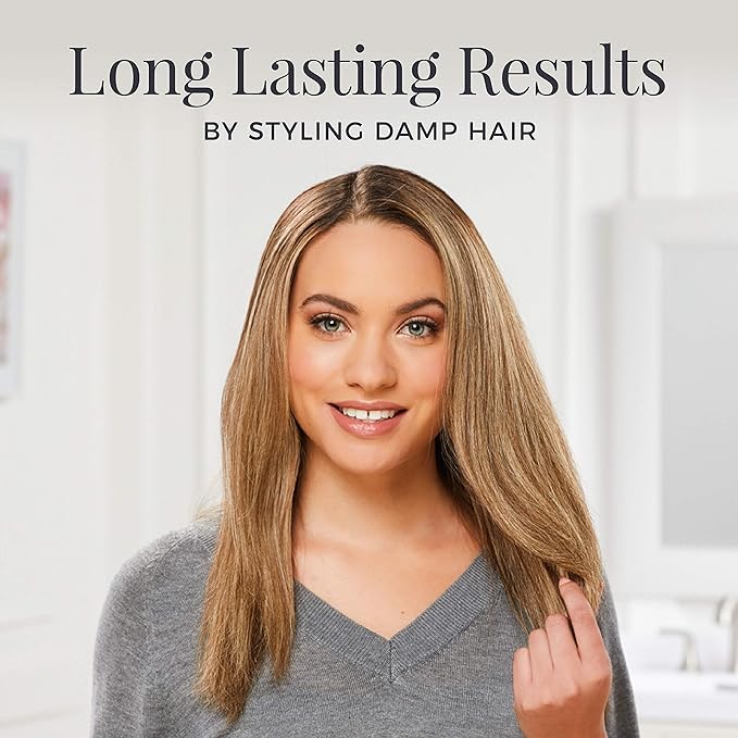 Remington Wet2Straight Hair Straightener / Flat Iron, 450°F Salon High Heat, 1 3/4" Inch plates, Mauve